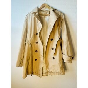 Calvin Klein Tan Trench Coat Size XL